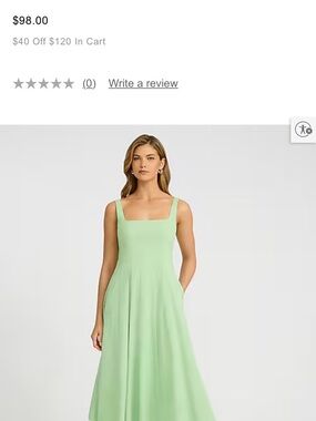 Express Mint Square-Neck Maxi Dress